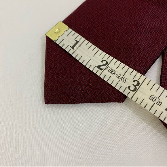 Ryan Seacrest Distinction Men’s Silk Tie Red - Picture 3 of 4